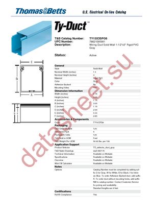 TY1.5X3SPG6 datasheet  